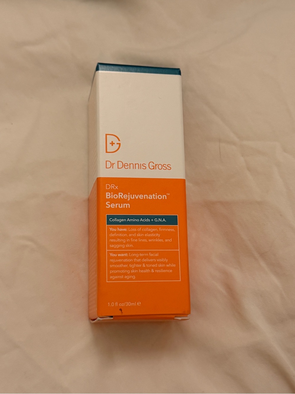 Dr Dennis Gross DRx BioRejuvenation Serum Collagen Amino Acids + G.N.A. NIB